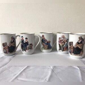 1982 The Norman Rockwell Museum Set of 5